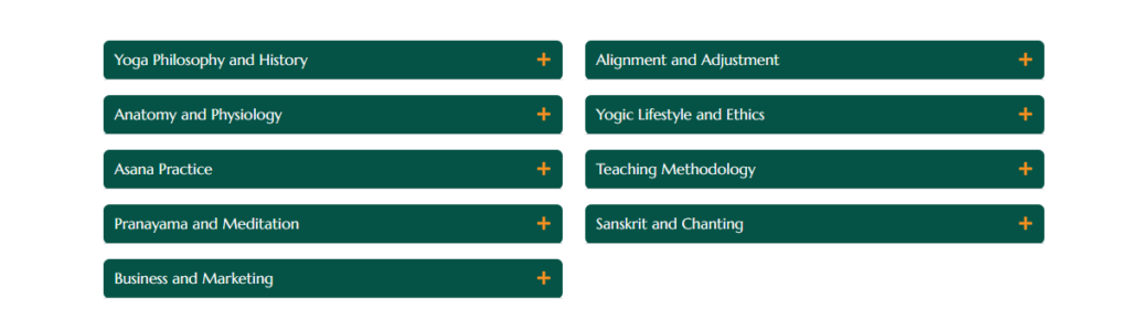 Course Curriculum and Structure