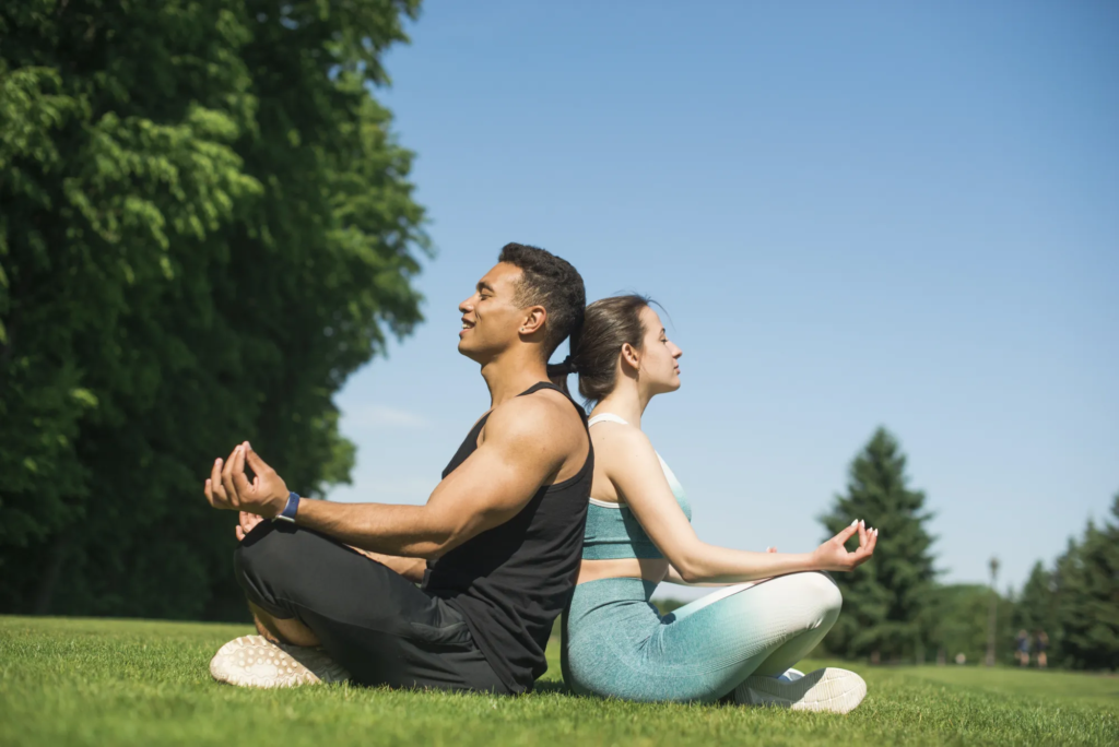 Seated Back-to Back Breathing