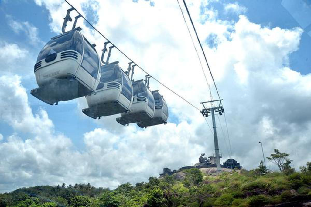 Ride the Jatayu Earth’s Center Cable Car