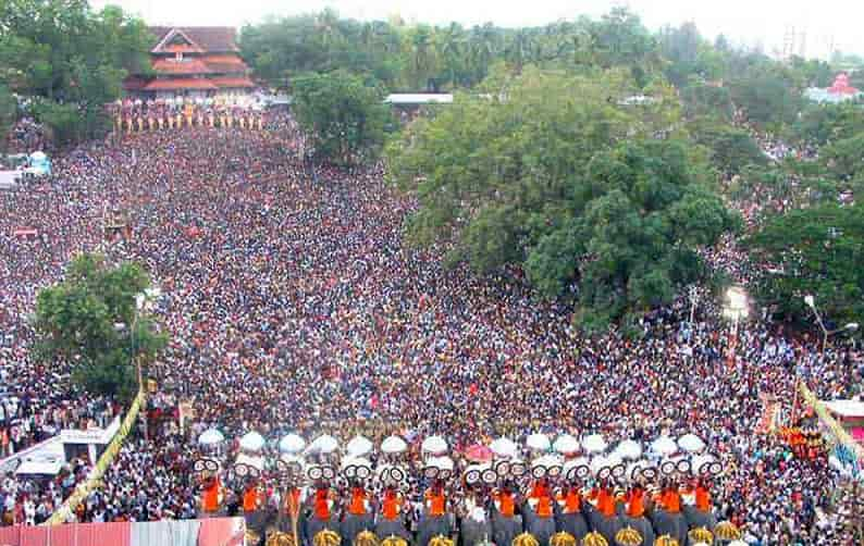 Witness the Thrissur Pooram Festival